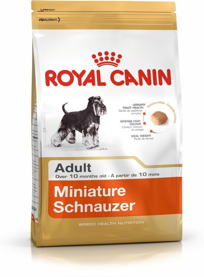 Royal Canin Miniature Schnauzer Adult täiskasvanud kääbusšnautseritele 7.5 kg hind ja info | Kuivtoit koertele | kaup24.ee