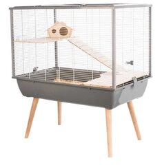 Клетка для грызунов Zolux Neo Silta Rodents, 78x48x58 см, серая цена и информация | Переноски, сумки | kaup24.ee