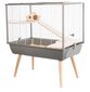 Puur närilistele Zolux Neo Silta Rodents, 78x48x58 cm, hall hind ja info | Transportkorvid, puurid | kaup24.ee