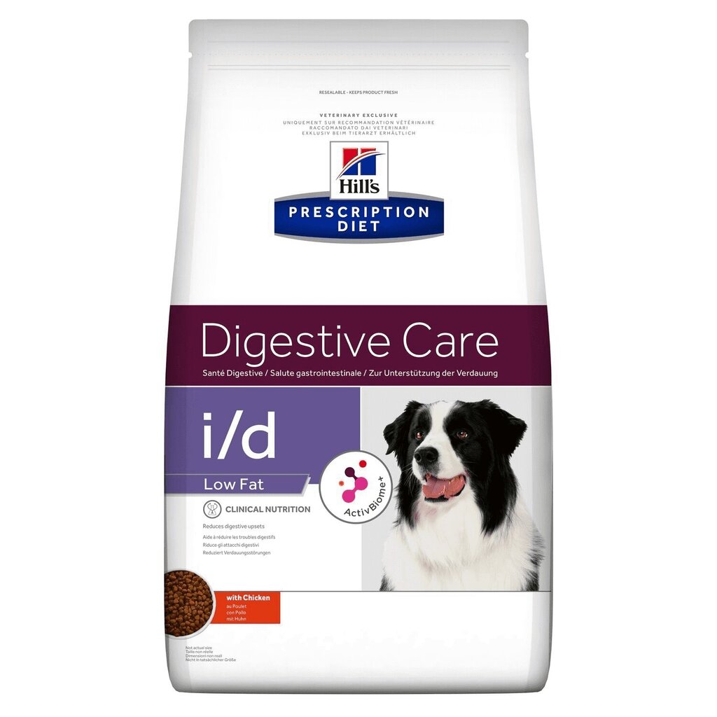 Hill's Prescription Diet Low Fat i/d Canine täiskasvanud koertele kanaga, 1,5 kg hind ja info | Kuivtoit koertele | kaup24.ee
