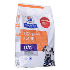 Hill's Prescription Diet Canine u/d Urinary Care sapipõieprobleemidega koertele, 4 kg цена и информация | Сухой корм для собак | kaup24.ee