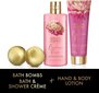 Kinkekomplekt naistele Baylis & Harding Boudiore Cherry Blossom Luxury Bathing Treats: vannipallid 2 x 75 g + dušikreem 300 ml + käte- ja ihupiim 200 ml цена и информация | Dušigeelid, õlid | kaup24.ee