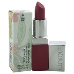 Huulepulk Clinique Pop Lip Colour 3,9 g, 14 Plum Pop hind ja info | Huulepulgad, -läiked, -palsamid, vaseliin | kaup24.ee