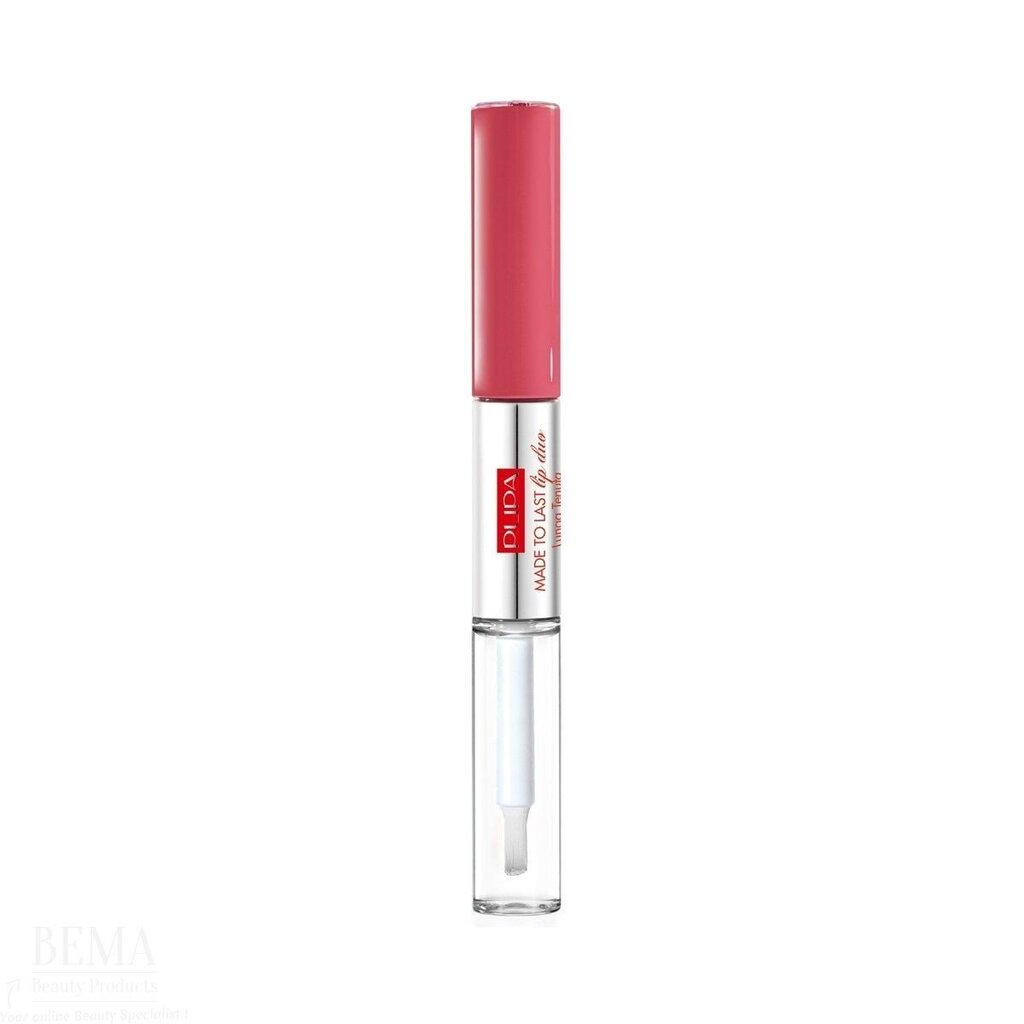 Veekindel huulepulk ja huuleläige Pupa Made To Last Lip Duo 2x4 ml цена и информация | Huulepulgad, -läiked, -palsamid, vaseliin | kaup24.ee