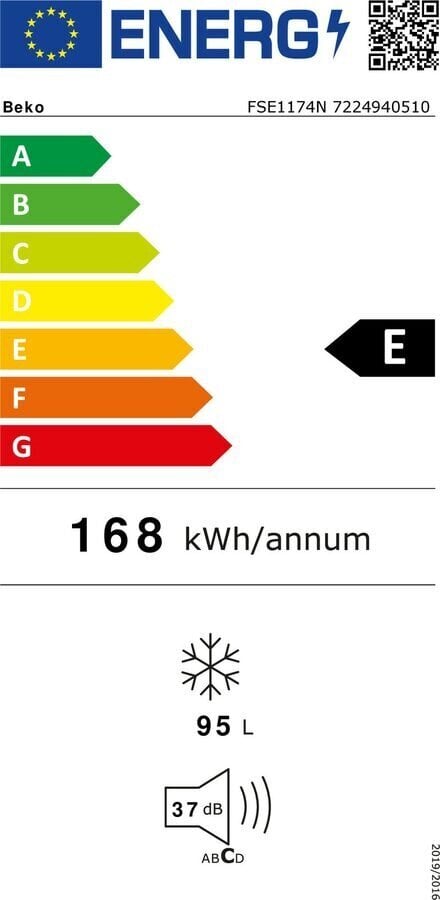 Beko Fse1174N hind ja info | Sügavkülmikud ja külmakirstud | kaup24.ee