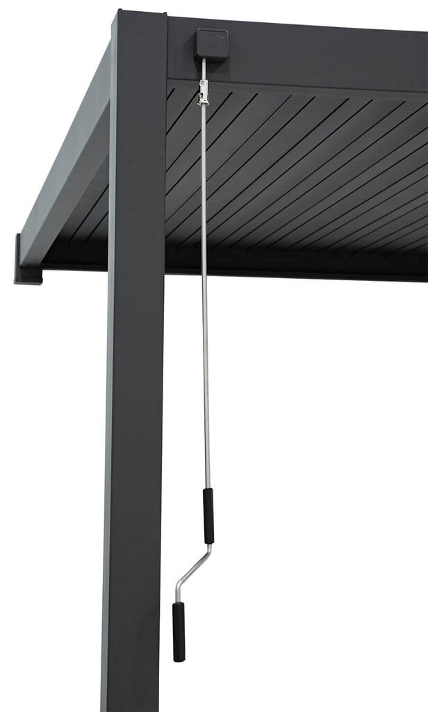 Gazebo Pergola Premium Wall 3x4, antratsiitvärvi hind ja info | Varikatused ja aiapaviljonid | kaup24.ee