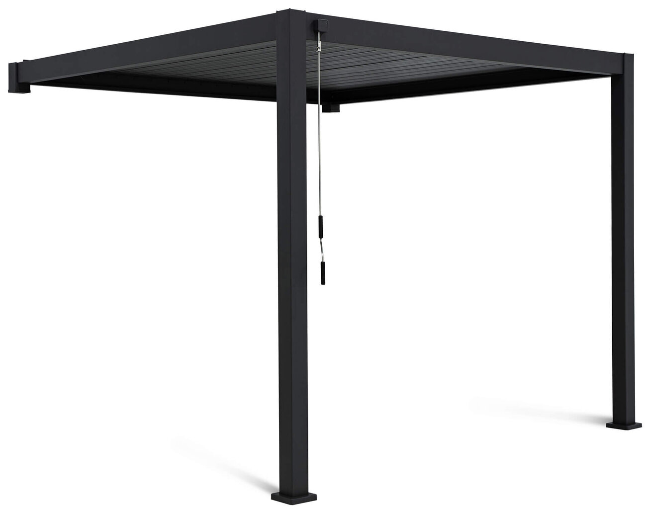 Gazebo Pergola Premium Wall 3x3, antratsiitvärvi hind ja info | Varikatused ja aiapaviljonid | kaup24.ee