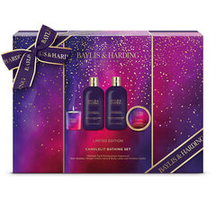 Kinkekomplekt naistele Baylis & Harding Midnight Fig & Pomegranate Luxury Candlelit Bathing hind ja info | Dušigeelid, õlid | kaup24.ee