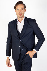 Пиджак мужской Frappoli, тёмно синий цена и информация | Мужские пиджаки | kaup24.ee