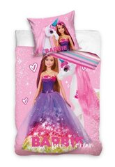 Laste voodipesukomplekt Barbie 160x200, 2 osa hind ja info | Beebide ja laste voodipesu | kaup24.ee