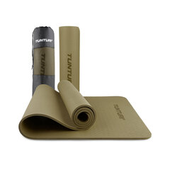 Joogamatt Tunturi Yogamat 8mm, Army Green цена и информация | Коврики для йоги, фитнеса | kaup24.ee