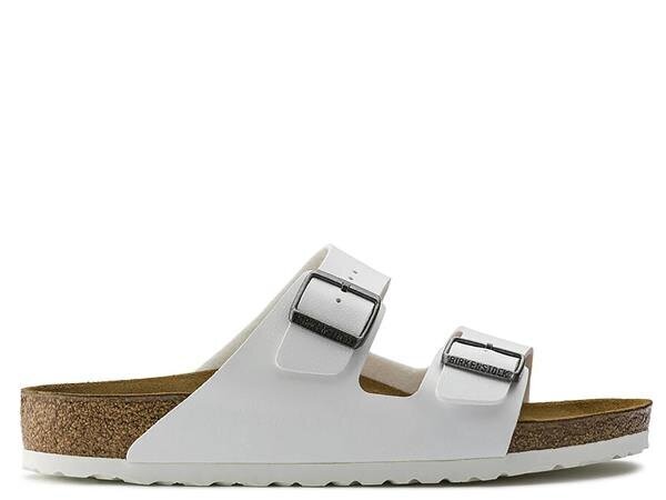 Naiste plätud Arizona bf Birkenstock 0552683, valge hind ja info | Naiste plätud ja sussid | kaup24.ee