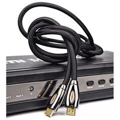 HDMI Kaabel DCU 30501051 3 m Must hind ja info | Kaablid ja juhtmed | kaup24.ee