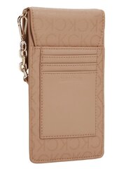 Женская сумка CALVIN KLEIN Must Phone Pouch Safari Canvas Mono 545008940, коричневая цена и информация | Женские сумки | kaup24.ee