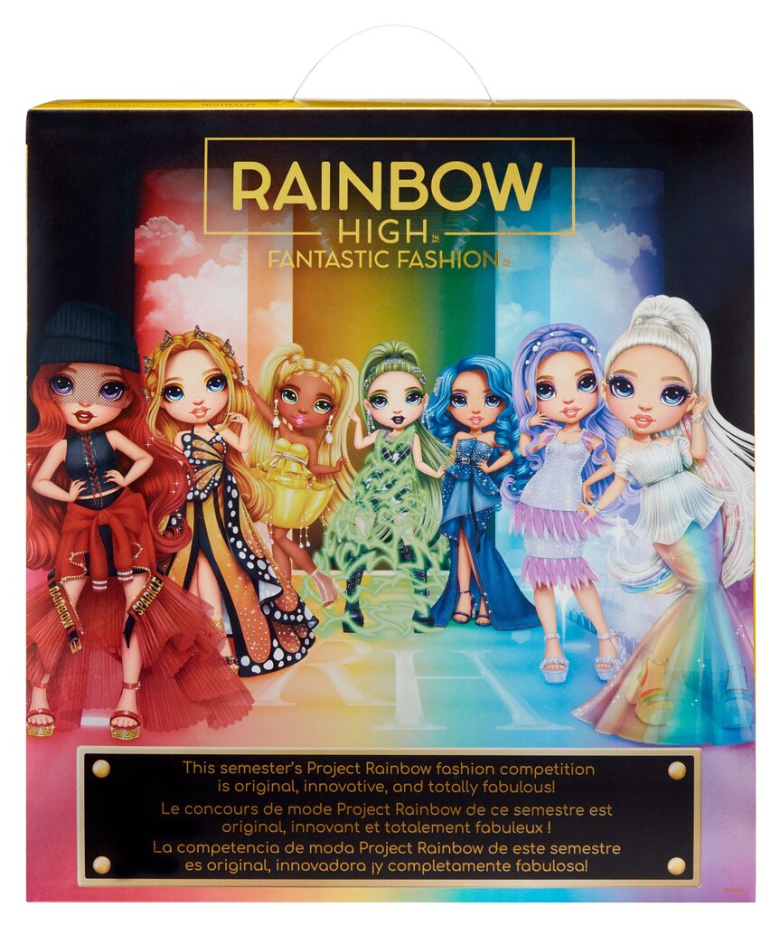 Nukk Rainbow High dolls Fantastic Fashion, kollane, 33 cm цена и информация | Tüdrukute mänguasjad | kaup24.ee