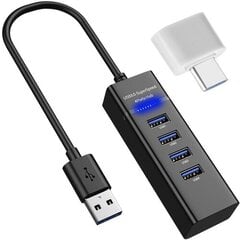 USB Hub 4 ports USB 3.0 Izoxis (19157) цена и информация | Адаптеры и USB-hub | kaup24.ee