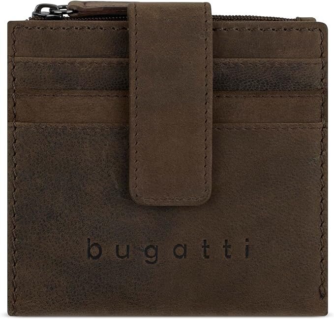 Mini nahast rahakott Bugatti Luca RFID Protection, pruun hind ja info | Meeste rahakotid | kaup24.ee