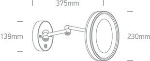 ONELight настенный светильник Mirrors 60204/C цена и информация | Настенные светильники | kaup24.ee