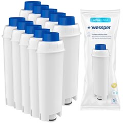 3x Замена картриджа для воды Wessper AquaLunga Filter для кофемашин DeLonghi (SER3017 DLS C002) цена и информация | Аксессуары для бытовой техники | kaup24.ee