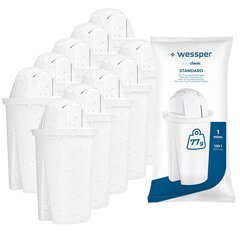 Wessper AquaClassic, 10 tk. hind ja info | Filterkannud ja filtrid | kaup24.ee