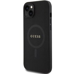 Guess GUHMP15SPSAHMCK iPhone 15 6.1" czarny|black hardcase Saffiano MagSafe цена и информация | Чехлы для телефонов | kaup24.ee