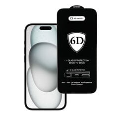 Full Glue 6D - iPhone 15 Pro hind ja info | Ekraani kaitsekiled | kaup24.ee