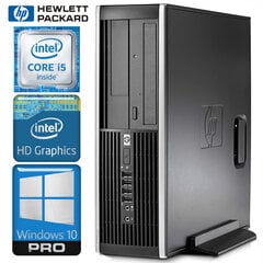 HP 6200 PRO SFF i5-2400 8GB 1TB WIN10Pro цена и информация | Стационарные компьютеры | kaup24.ee