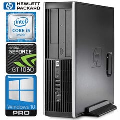 HP 6200 PRO SFF i5-2400 8GB 120SSD GT1030 2GB WIN10Pro цена и информация | Стационарные компьютеры | kaup24.ee
