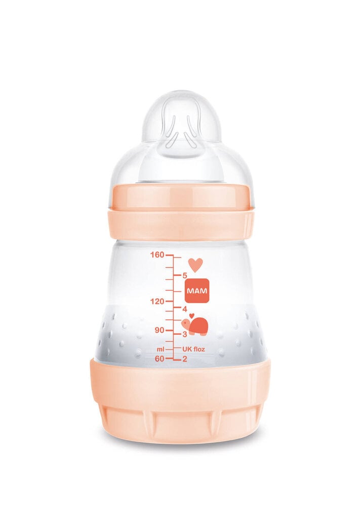 Anti-Colic beebipudel MAM Baby 0m+, 160ml hind ja info | Lutipudelid ja aksessuaarid | kaup24.ee