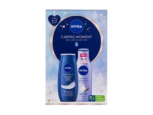 Kosmeetikakomplekt Nivea: dušigeel, 250 ml + ihupiim, 400 ml цена и информация | Масла, гели для душа | kaup24.ee