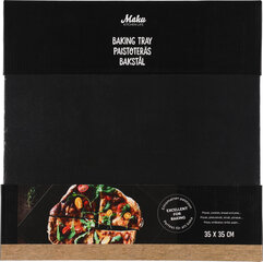 Pitsa küpsetusplaat Maku Kitchen Life, 35,5 x 35,5 cm hind ja info | Grillitarvikud ja grillnõud | kaup24.ee