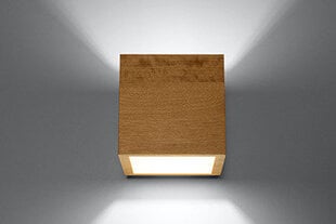 Sollux настенный светильник Quad Natural Wood цена и информация | Настенные светильники | kaup24.ee