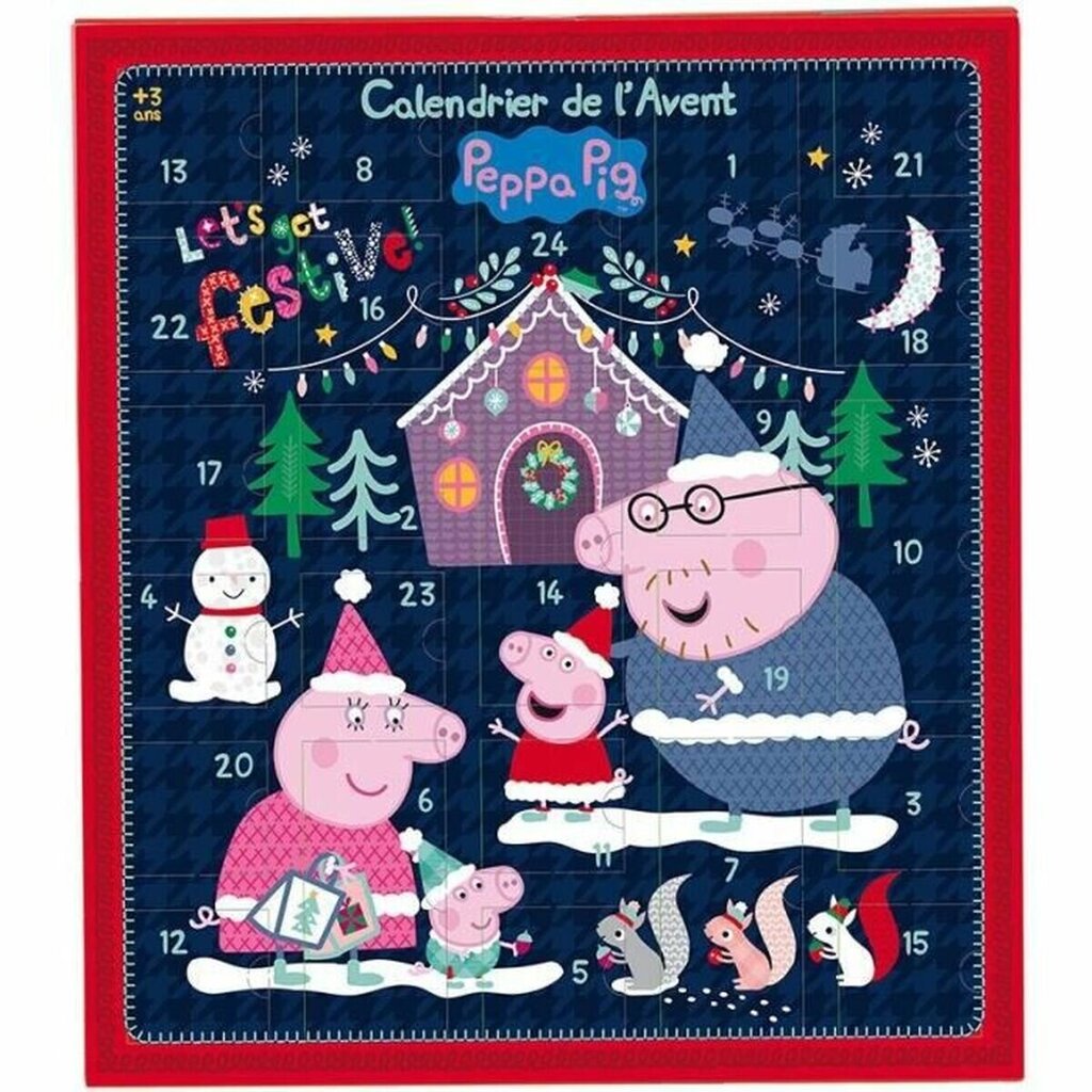 Jõulukalender Jemini Pepa Pig hind ja info | Jõulukaunistused | kaup24.ee