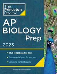 Princeton Review AP Biology Prep, 2023: 3 Practice Tests plus Complete Content Review plus Strategies & Techniques цена и информация | Книги по социальным наукам | kaup24.ee