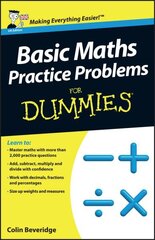 Basic Maths Practice Problems For Dummies UK Edition цена и информация | Книги по экономике | kaup24.ee