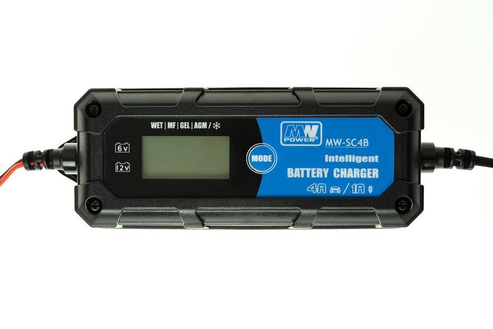 LCD akulaadija 6V/12V MW-SC4B hind ja info | Elektriautode laadimisjaamad | kaup24.ee