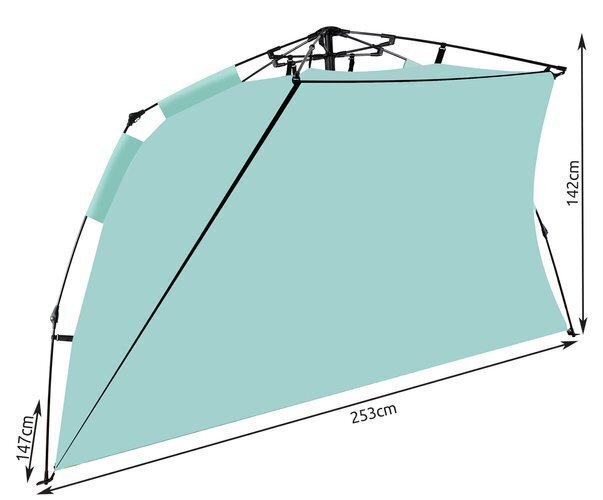 Rannatelk 252x135x145 hind ja info | Telgid | kaup24.ee