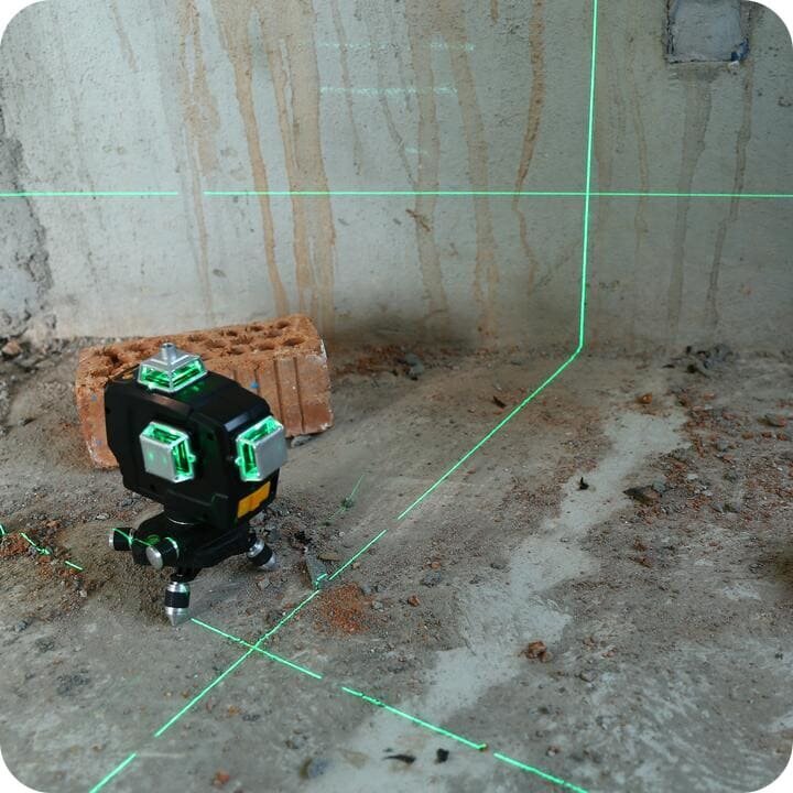 360° lasernivoo Deko, roheline kiir цена и информация | Käsitööriistad | kaup24.ee