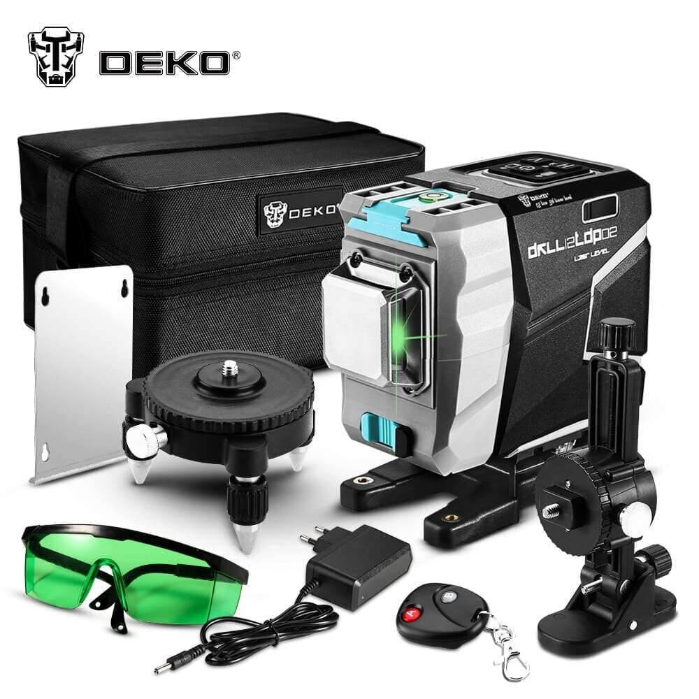 Isetasanduv 360° lasernivelleering Deko цена и информация | Käsitööriistad | kaup24.ee