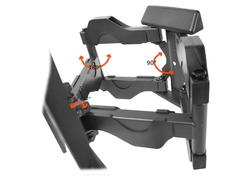 Lamex LXLCD102 TV Swivel Wall Mount for TVs up to 75" / 50kg hind ja info | Teleri seinakinnitused ja hoidjad | kaup24.ee