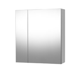 Подвесной шкафчик для ванной Riva SV61-1 с 2 зеркальными дверцами цена и информация | Шкафчики для ванной | kaup24.ee