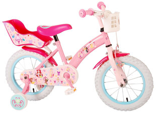 Laste jalgratas Disney Princess, 14", roosa цена и информация | Disney Велосипеды, самокаты, ролики, скейтборды | kaup24.ee