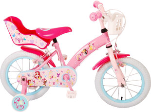 Laste jalgratas Disney Princess, 14", roosa цена и информация | Велосипеды | kaup24.ee