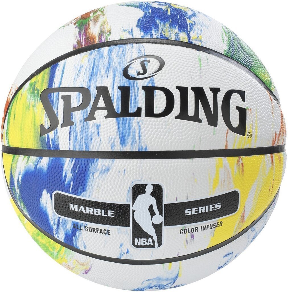 Korvpall Spalding NBA Marble, suurus 3 цена и информация | Korvpallid | kaup24.ee