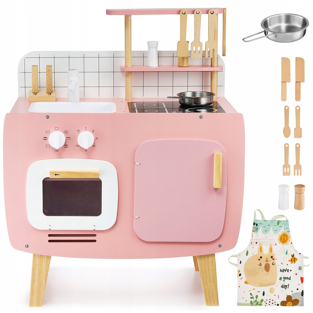 Puidust minikööginurk koos tarvikutega Mamabrum 291 hind ja info | Tüdrukute mänguasjad | kaup24.ee