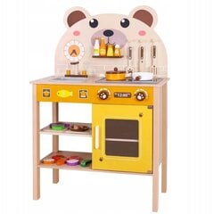Игрушечная деревянная кухня BEAR XXL цена и информация | Игрушки для девочек | kaup24.ee