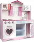 Puidust kööginurk Leomark Pink tarvikutega hind ja info | Tüdrukute mänguasjad | kaup24.ee