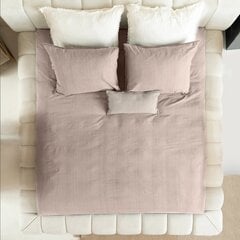 Комплект постельного белья 240x220см Denim Stone Washed, розовый, 100 % хлопок с эффектом потертости цена и информация | Комплекты постельного белья | kaup24.ee