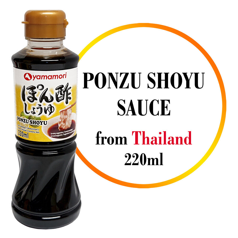 Ponzu kaste - Jaapani stiilis sojakastme baasil tsitruseline kaste, Ponzu Shoyo Sauce, Yamamori, 220 ml hind ja info | Kastmed | kaup24.ee