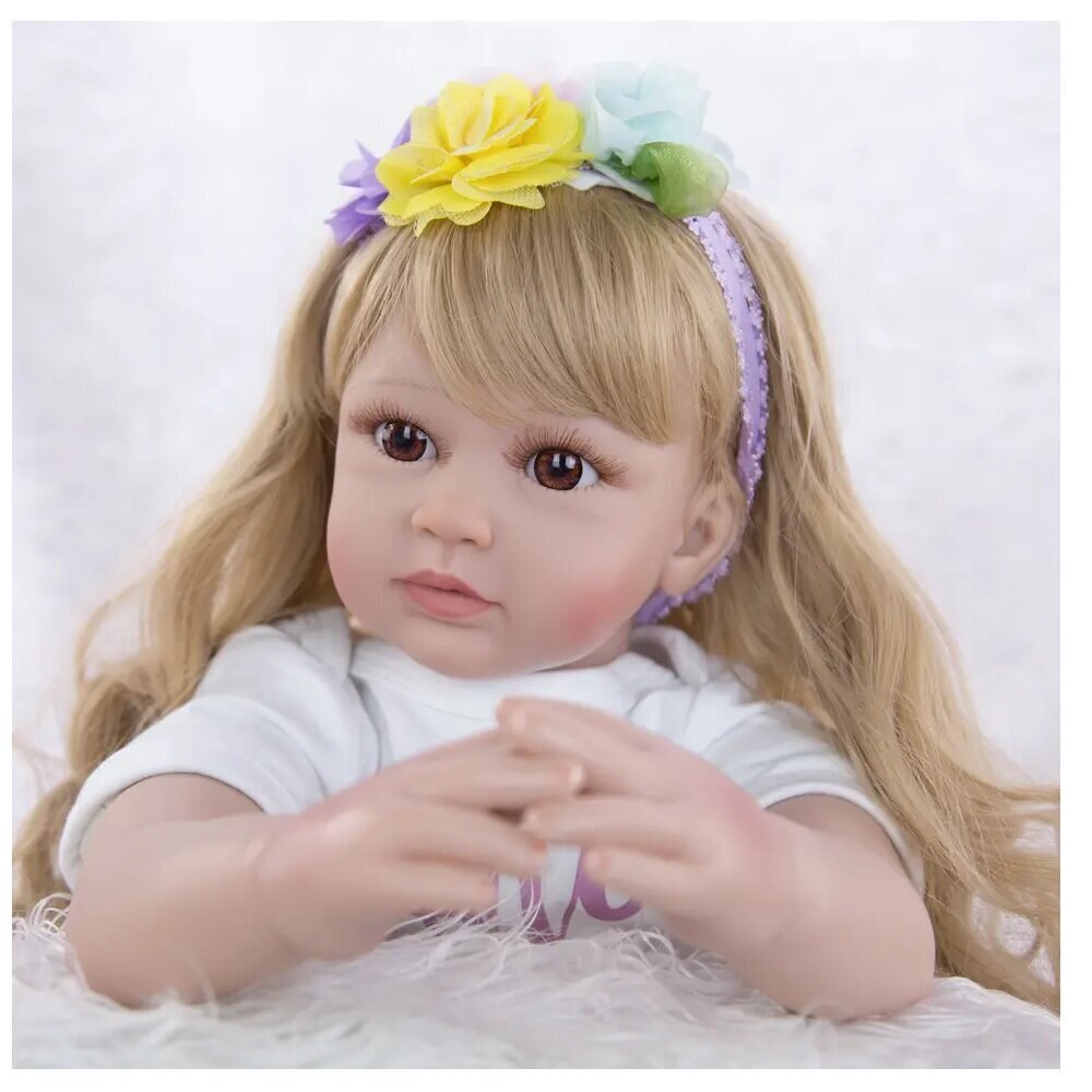 Nukk aksessuaaridega Reborn Dolls, 60 cm. hind ja info | Tüdrukute mänguasjad | kaup24.ee